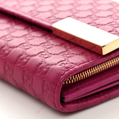 Gucci Soft Microguccissima Dice Chain Wallet Bright Bouganville 9 of 10