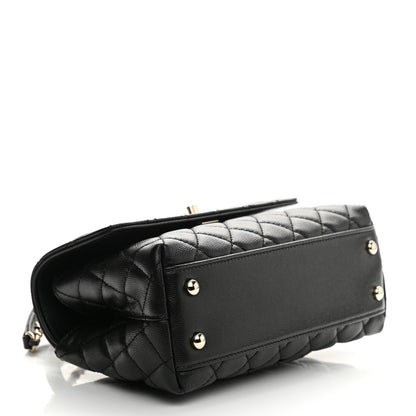 Chanel Caviar Quilted Mini Coco Handle Flap Black 4 of 11