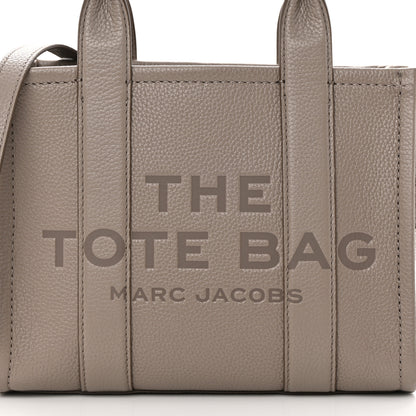 Marc Jacobs Grained Calfskin Mini The Tote Bag Cement 9 of 15