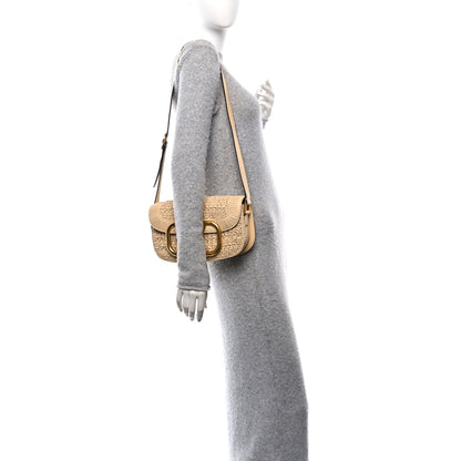 Valentino Garavani Raffia Braided Supervee Crossbody Bag Beige 2 of 9