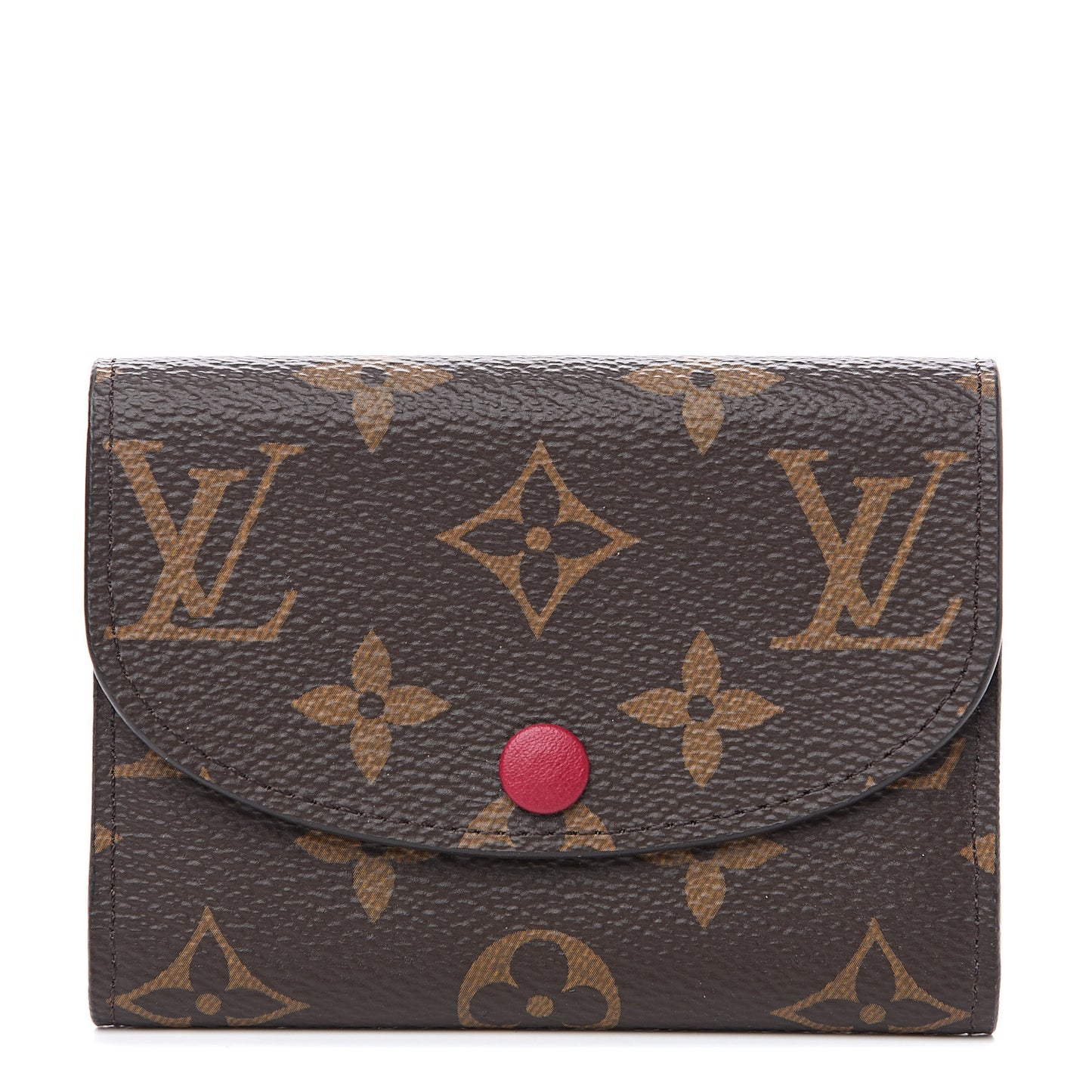Monogram Rosalie Coin Purse Fuchsia