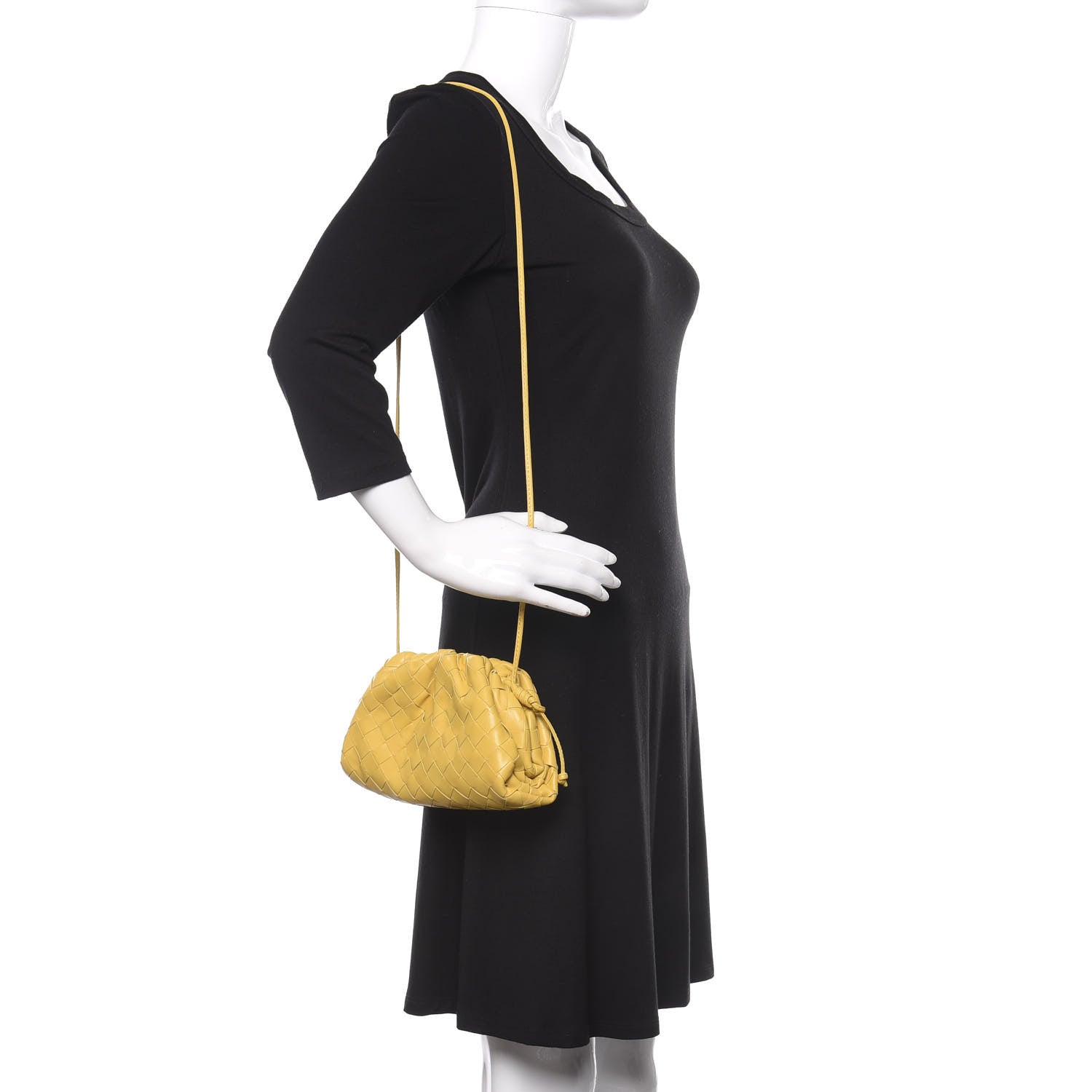 Bottega Veneta Nappa Intrecciato The Mini Pouch Buttercup 2 of 8