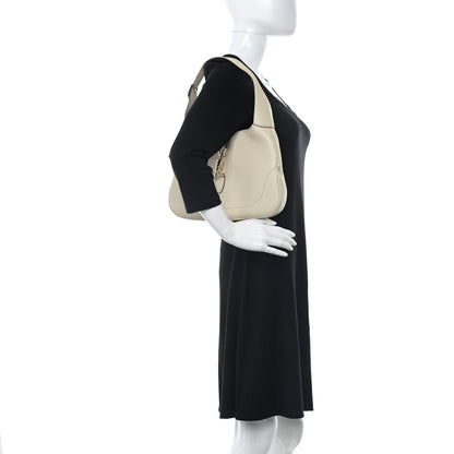 Gucci Calfskin Small Jackie O Hobo White 2 of 11