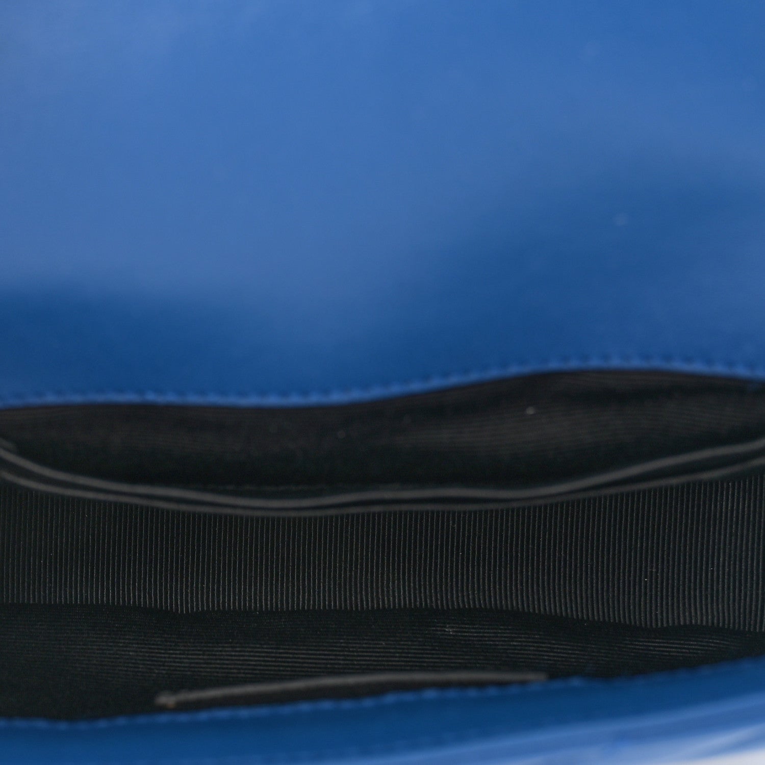 Saint Laurent Sheepskin Matelasse Chevron Monogram Classic Baby Chain Bag Blue Majorelle 5 of 11