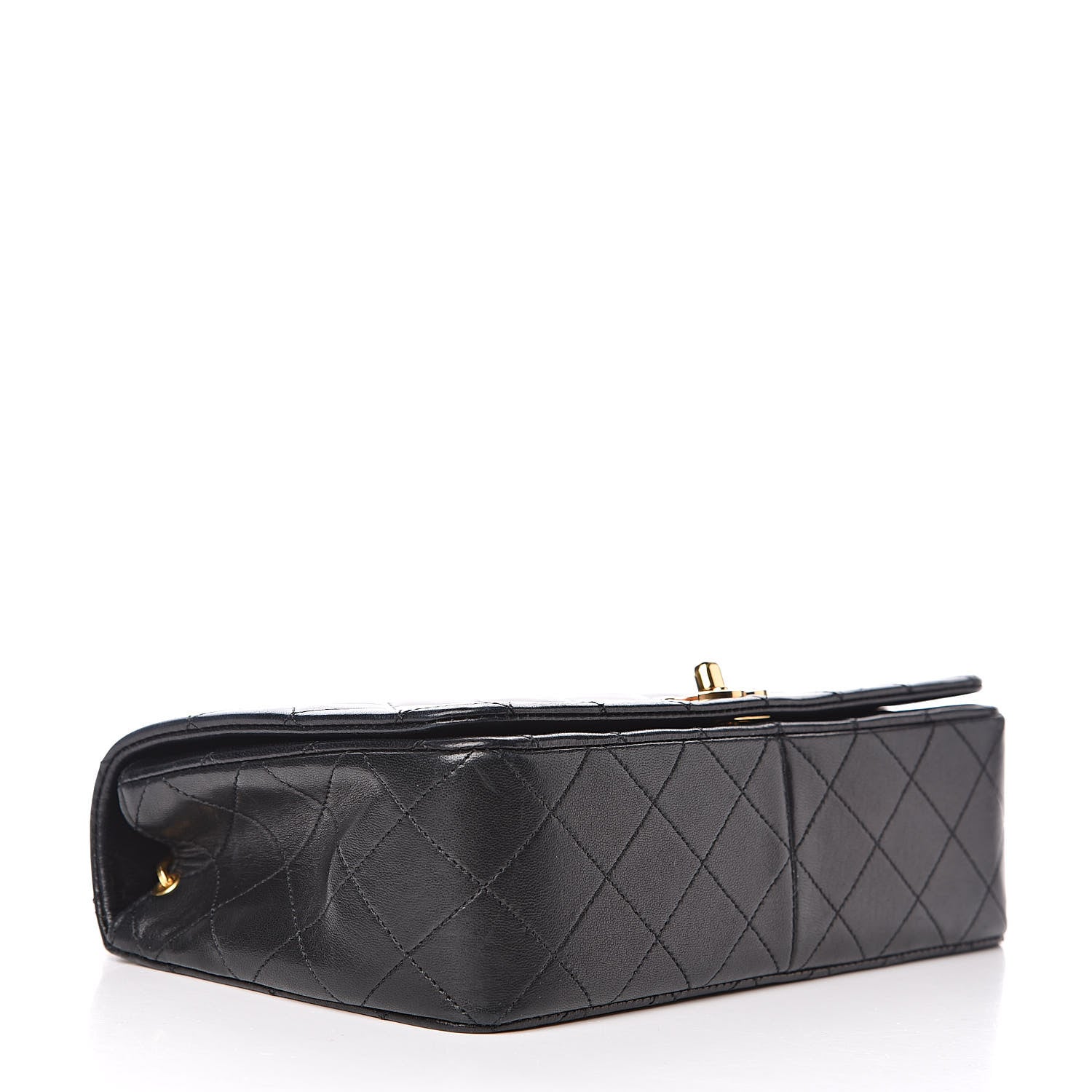 Chanel Lambskin Quilted Small Single Flap Bag Black 4 of 15