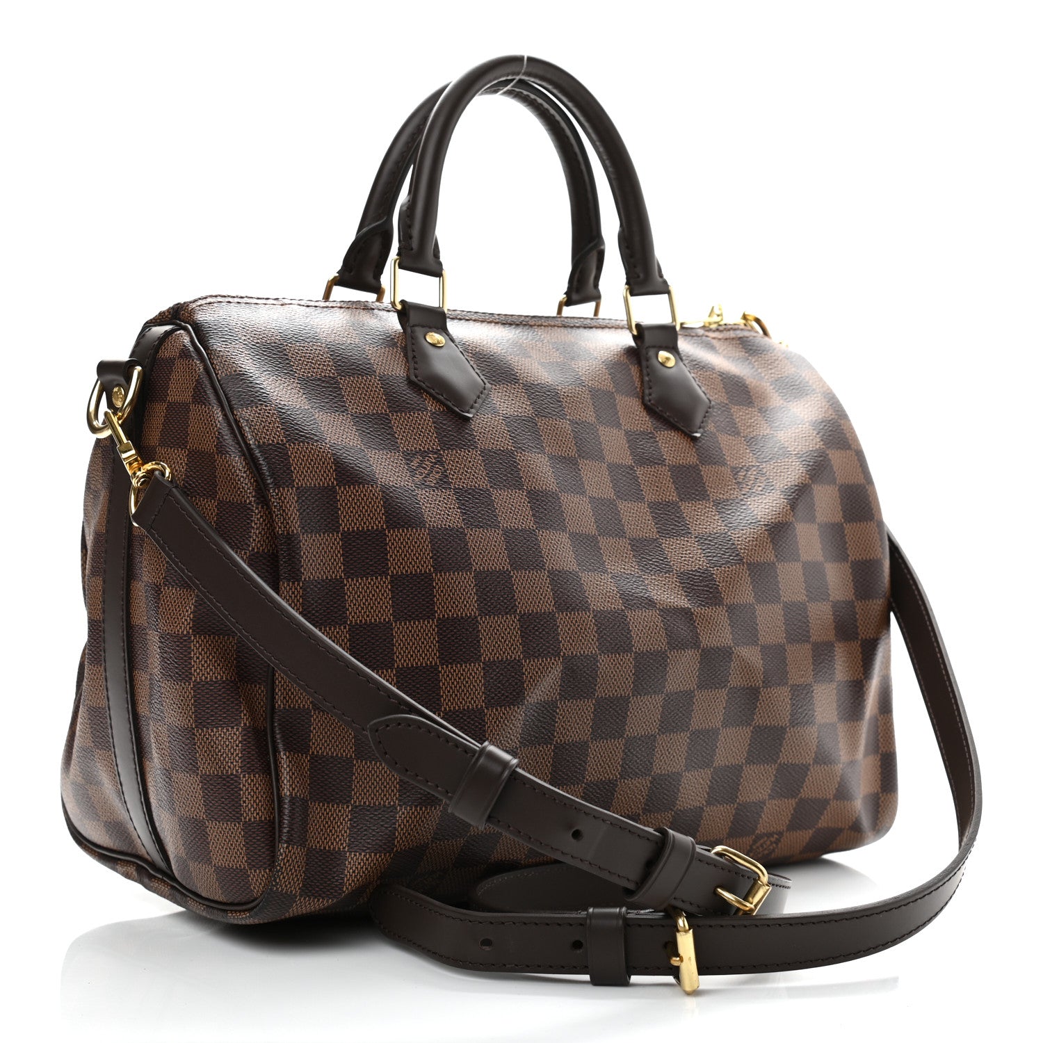 Louis Vuitton Damier Ebene Speedy Bandouliere 30 3 of 12