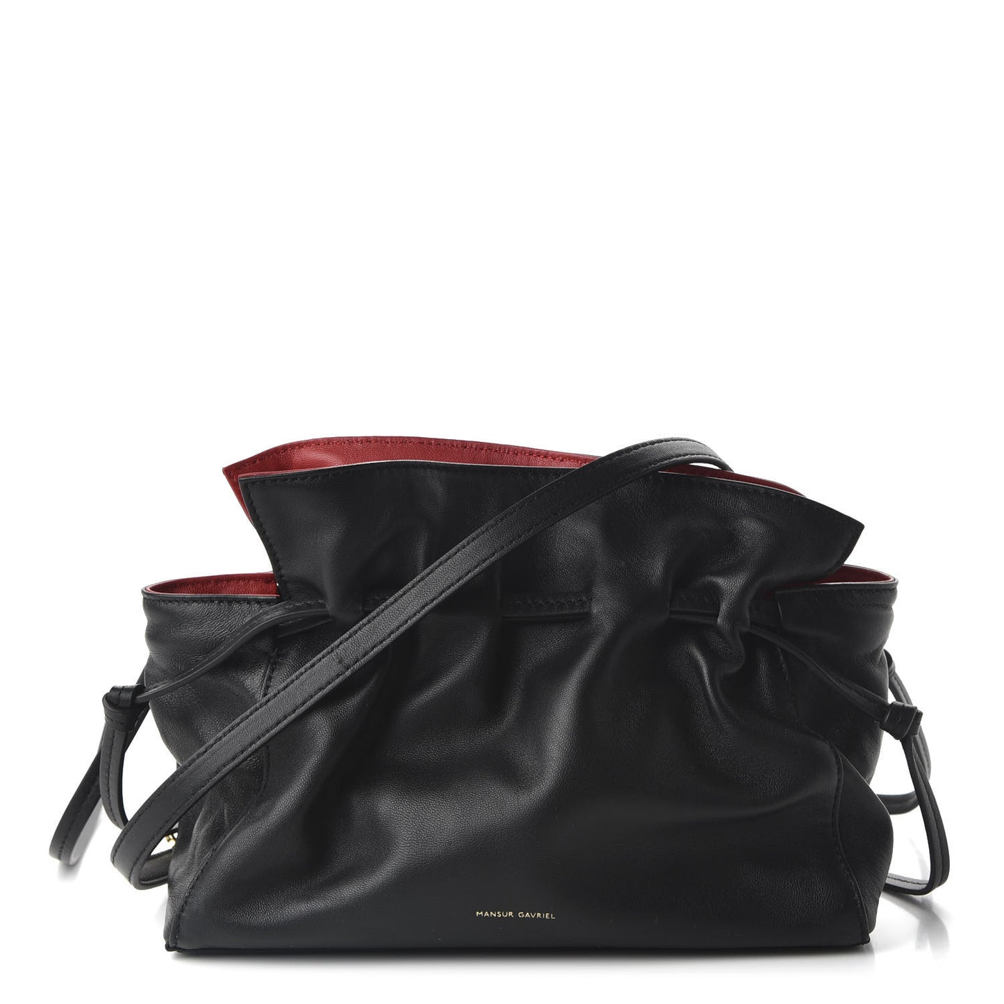 Lambskin Mini Protea Bag Black Flamma