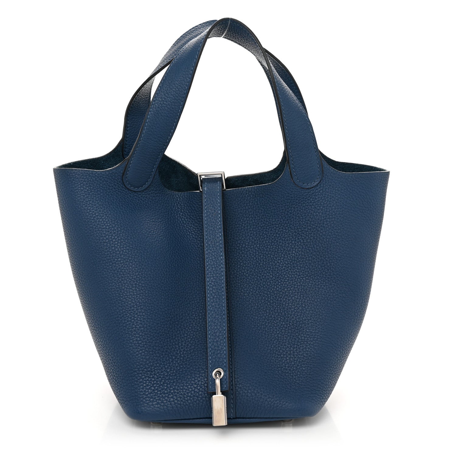 Hermes Taurillon Clemence Picotin Lock 18 PM Deep Bleu 1 of 11