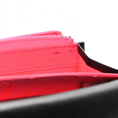 Chanel Calfskin Quilted Cambon Gusset Flap Wallet Black 10 of 10
