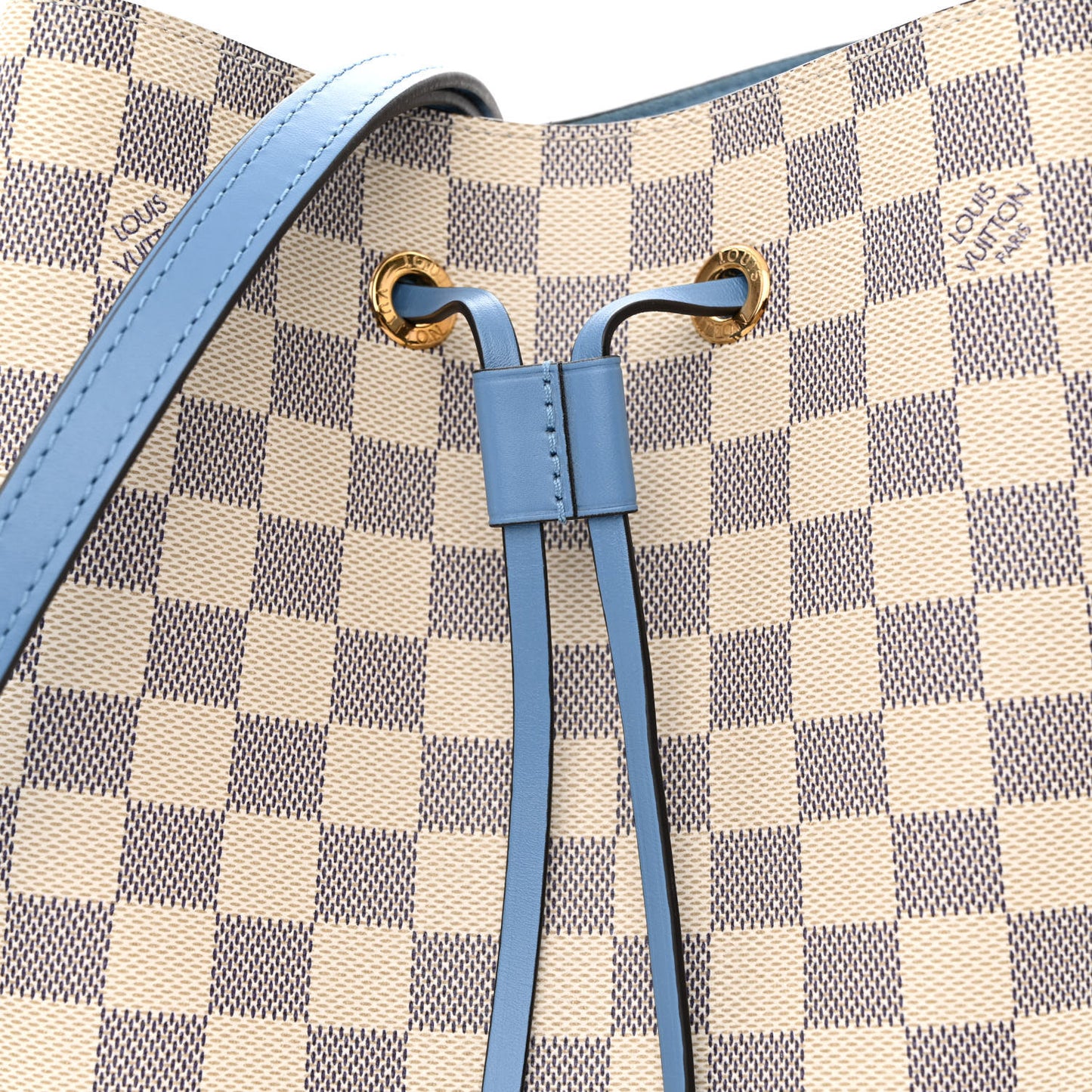 Damier Azur Neonoe MM Bleuet