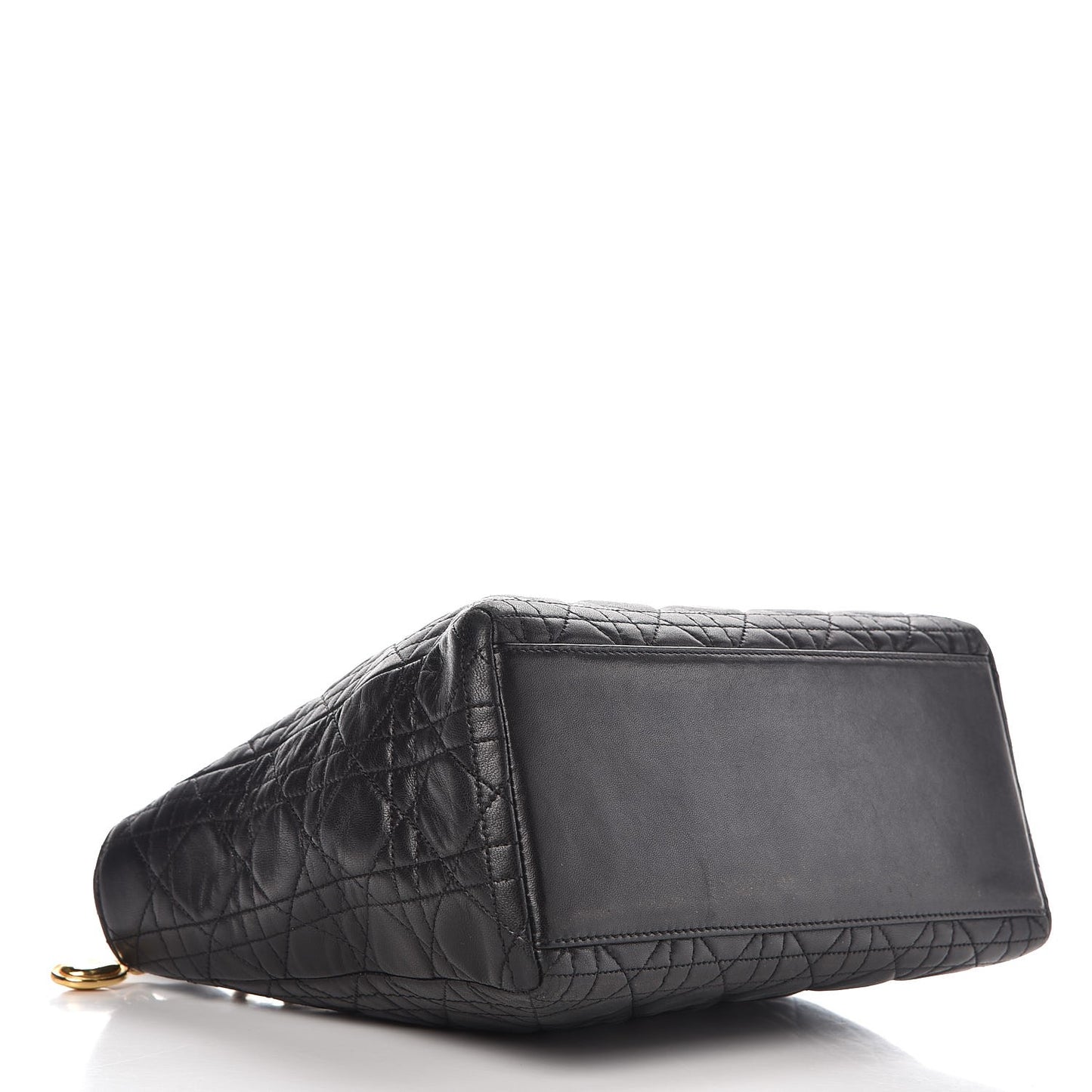 Lambskin Cannage Medium Lady Dior Black