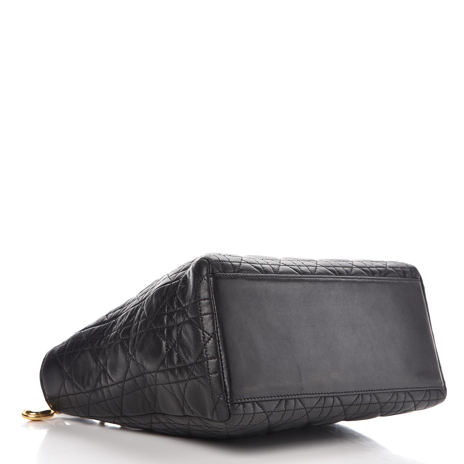 Christian Dior Lambskin Cannage Medium Lady Dior Black 4 of 11