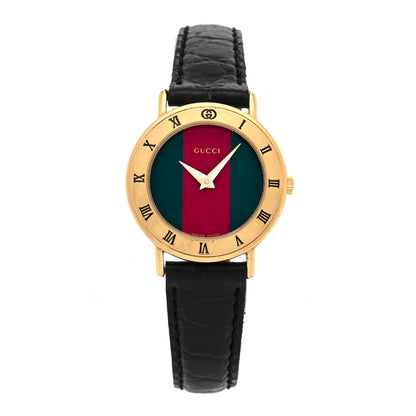 Gucci Stainless Steel Alligator 26mm 3000L Web Quartz Watch 1 of 4