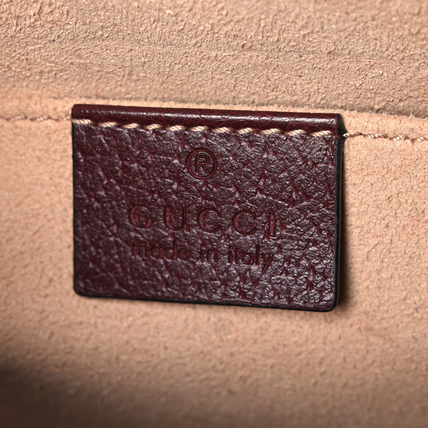 Gucci Calfskin GG Web Small Ophidia Chain Shoulder Bag Vintage Bordeaux 6 of 11