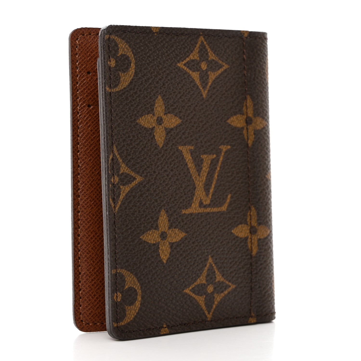 Louis Vuitton LOUIS VUITTON Monogram Porte-Cartes Pass Vertical Card Holder 3 of 7