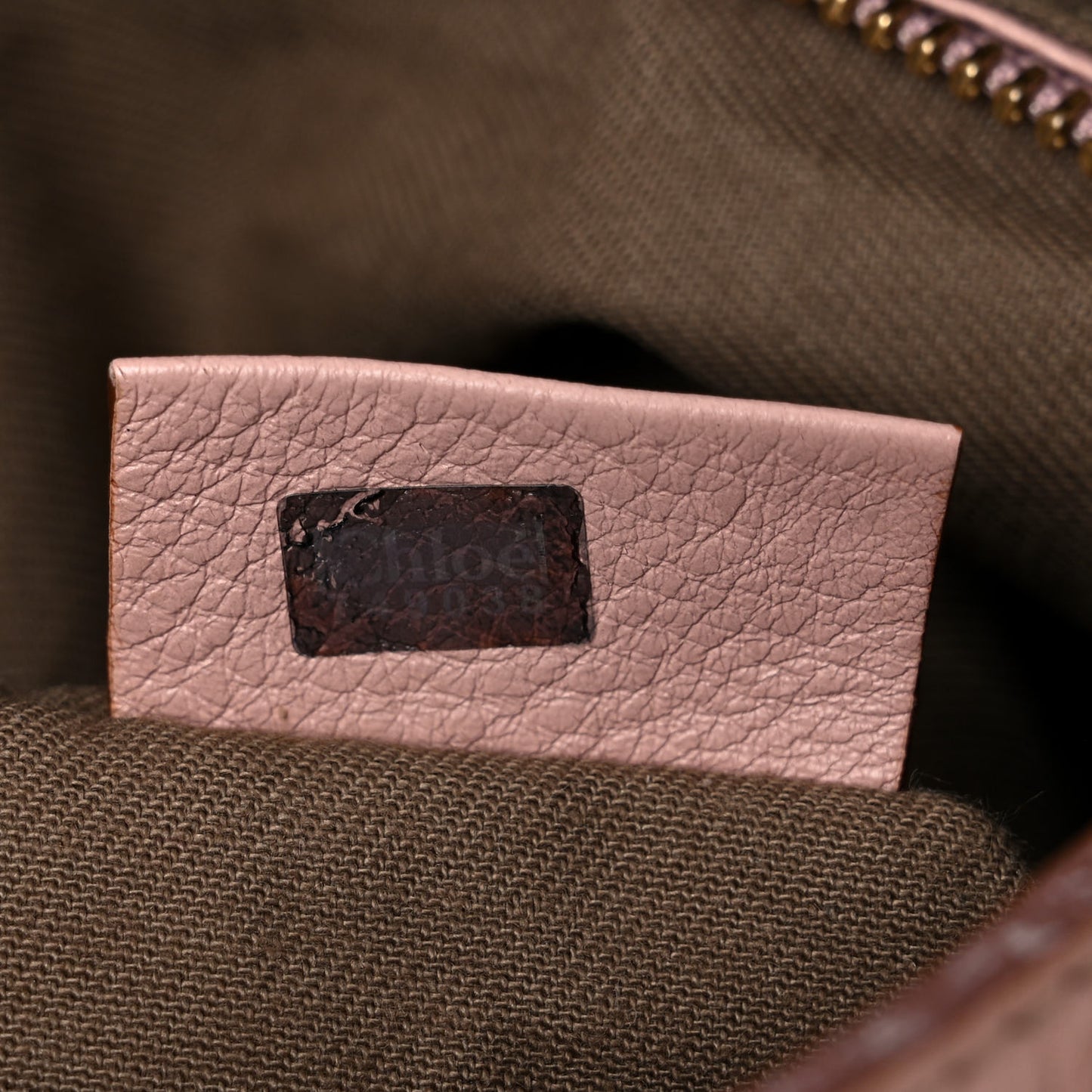 Calfskin Medium Marcie Round Zip Crossbody Blush Nude