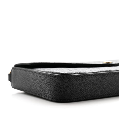 Louis Vuitton Empreinte Pochette Felicie Chain Wallet Black 8 of 9