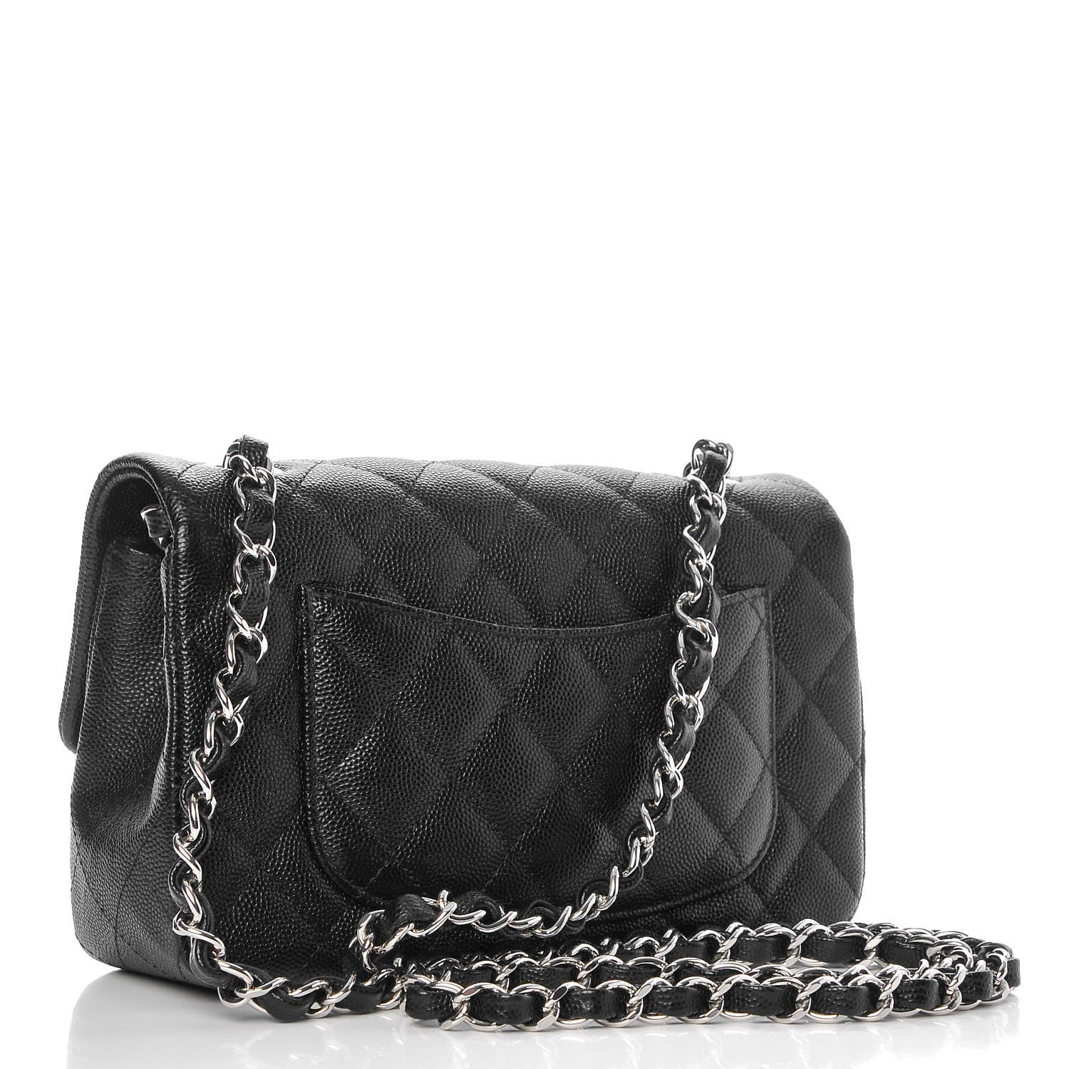 Chanel Caviar Quilted Mini Rectangular Flap Black 3 of 8