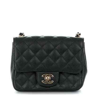 Chanel Caviar Quilted Mini Square Flap Black 1 of 8