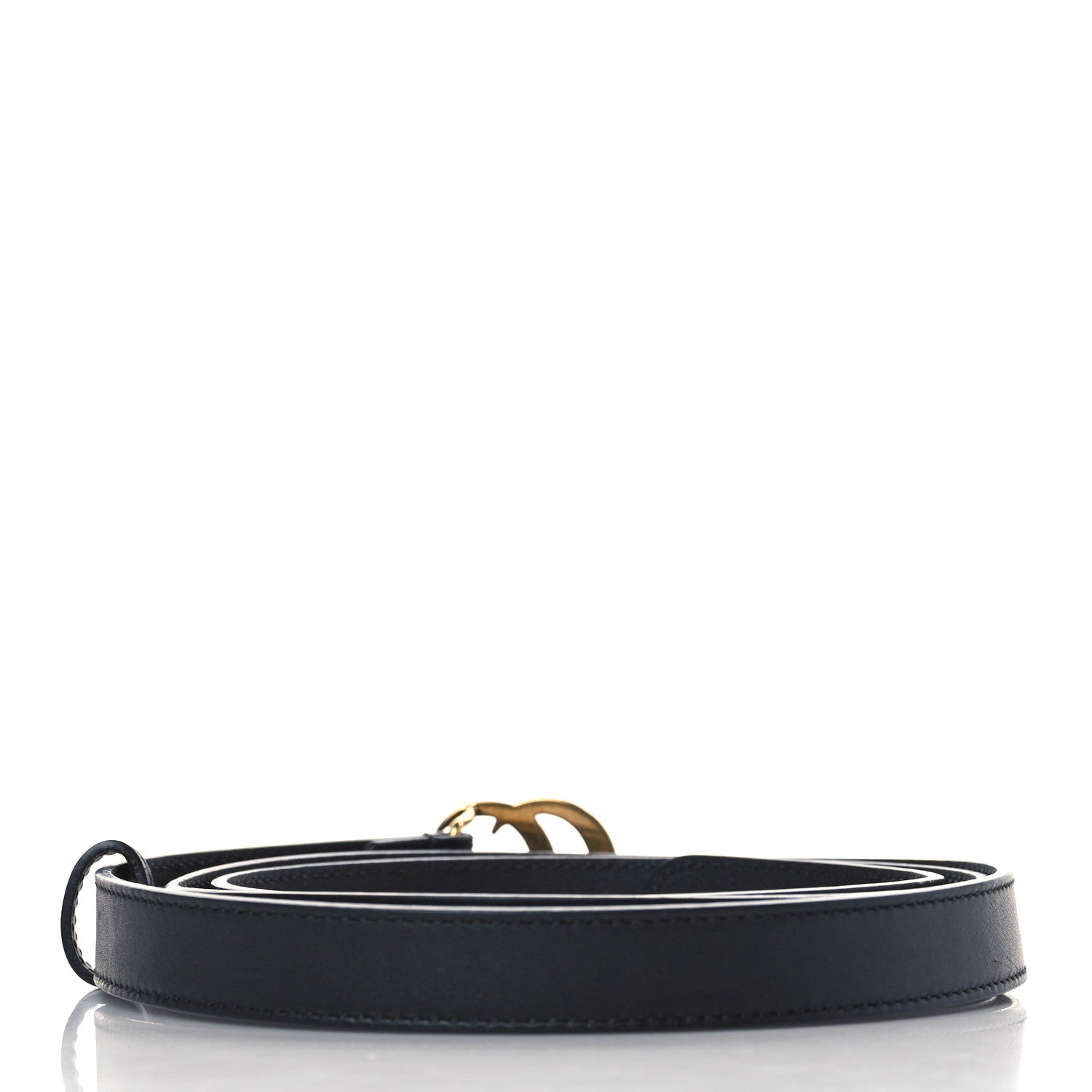 Gucci Calfskin Double G 20mm Belt 120 48 Black 2 of 6