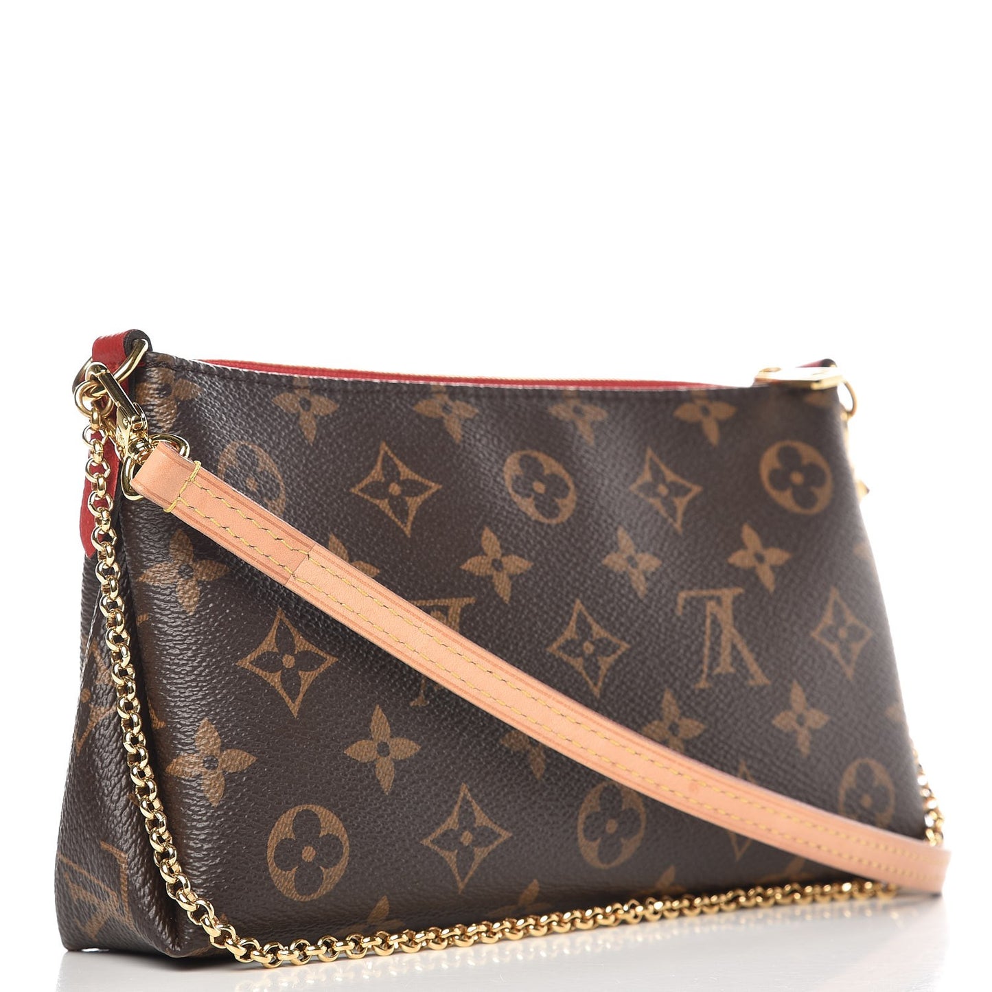 Monogram Pallas Clutch Cherry