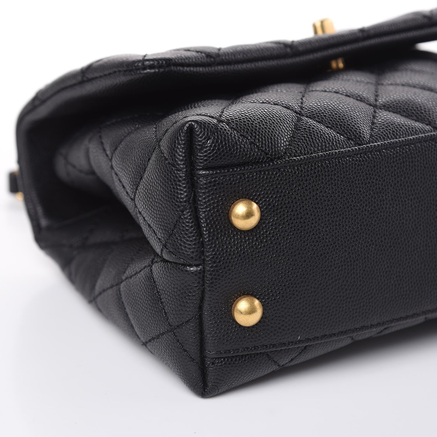 Chanel Caviar Quilted Mini Coco Handle Flap Black 5 of 10