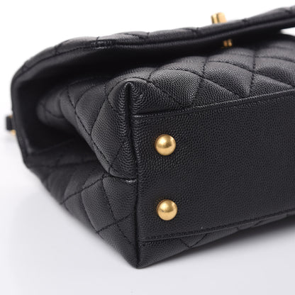Chanel Caviar Quilted Mini Coco Handle Flap Black 5 of 10
