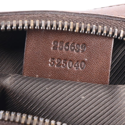 Gucci Monogram Web Small Cosmetic Case Dark Brown 7 of 10