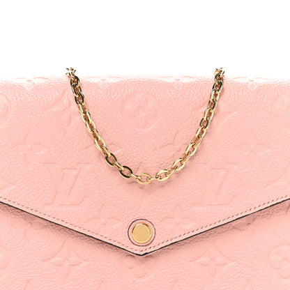 Louis Vuitton Empreinte Pochette Felicie Chain Wallet Rose Poudre 8 of 11