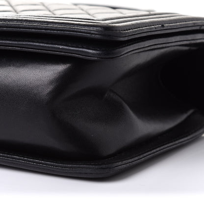 Chanel Lambskin Quilted Medium Boy Flap Black 10 of 11