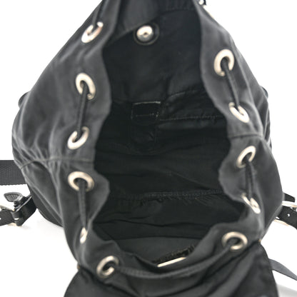 Prada Tessuto Nylon Saffiano Small Backpack Black 5 of 15