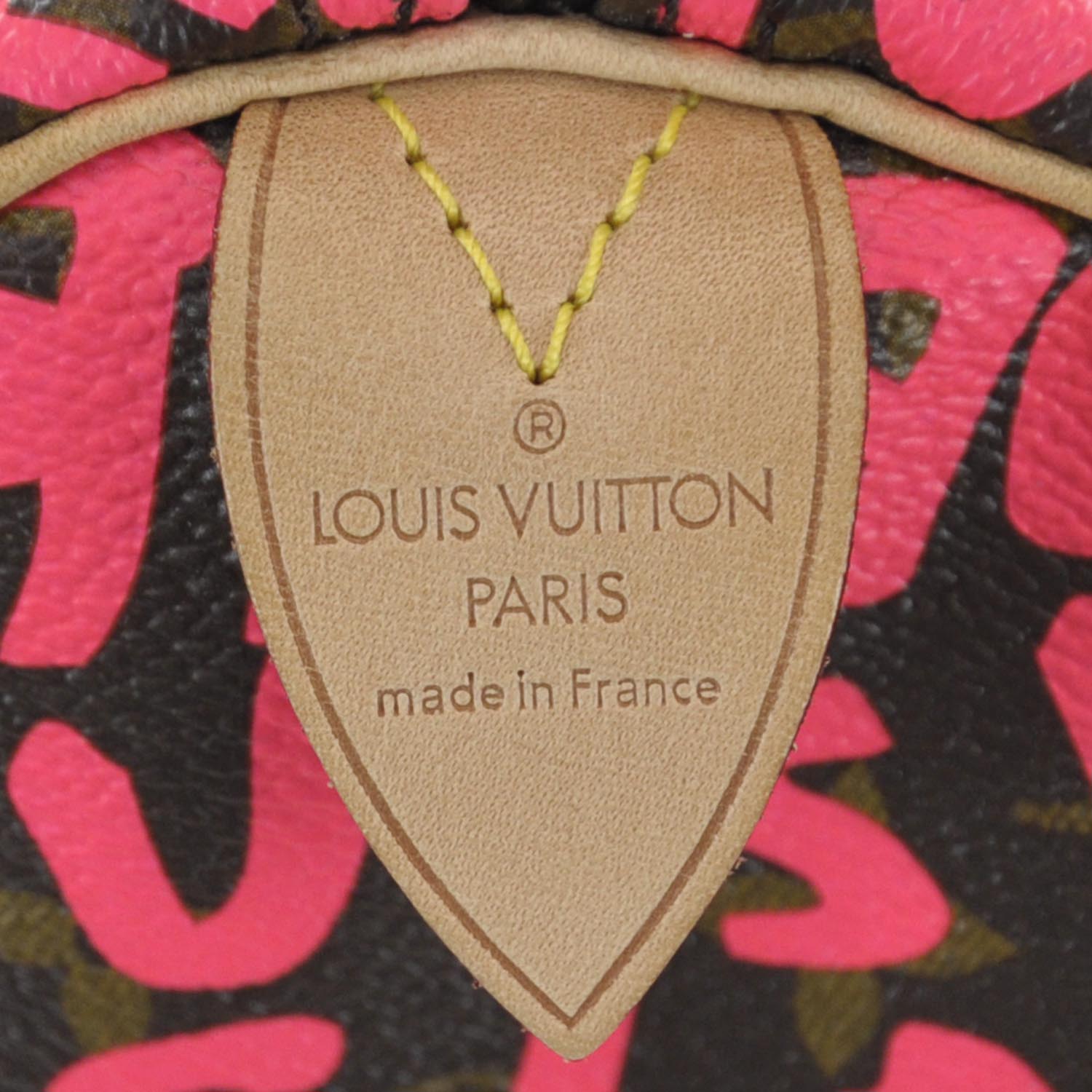 Louis Vuitton Monogram Graffiti Speedy 30 Fuchsia 8 of 9