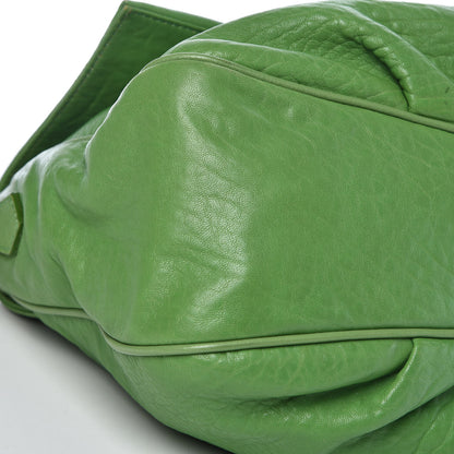 Fendi Crinkled Lambskin Mia Shoulder Flap Verde Pisello 9 of 11