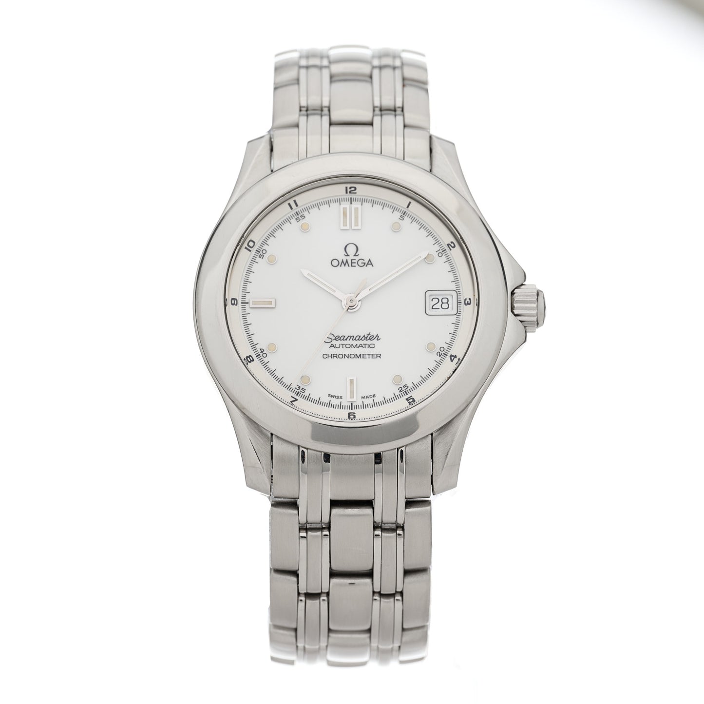 Stainless Steel 36mm Seamaster Automatic Watch White 2501.20 White