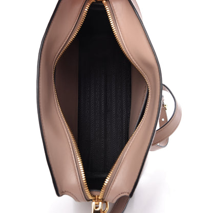 Prada Saffiano City Calfskin Esplanade Crossbody Bag Cipria 5 of 9