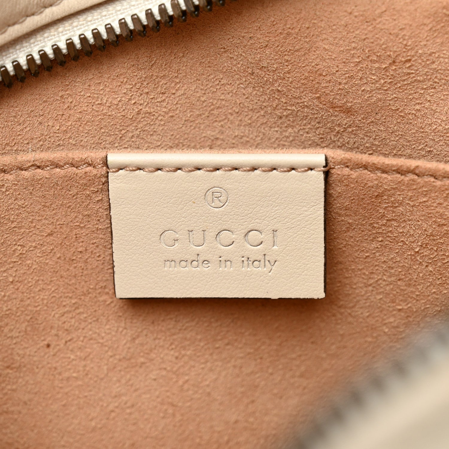 Gucci Calfskin Matelasse Small GG Marmont Chain Shoulder Bag White 6 of 11
