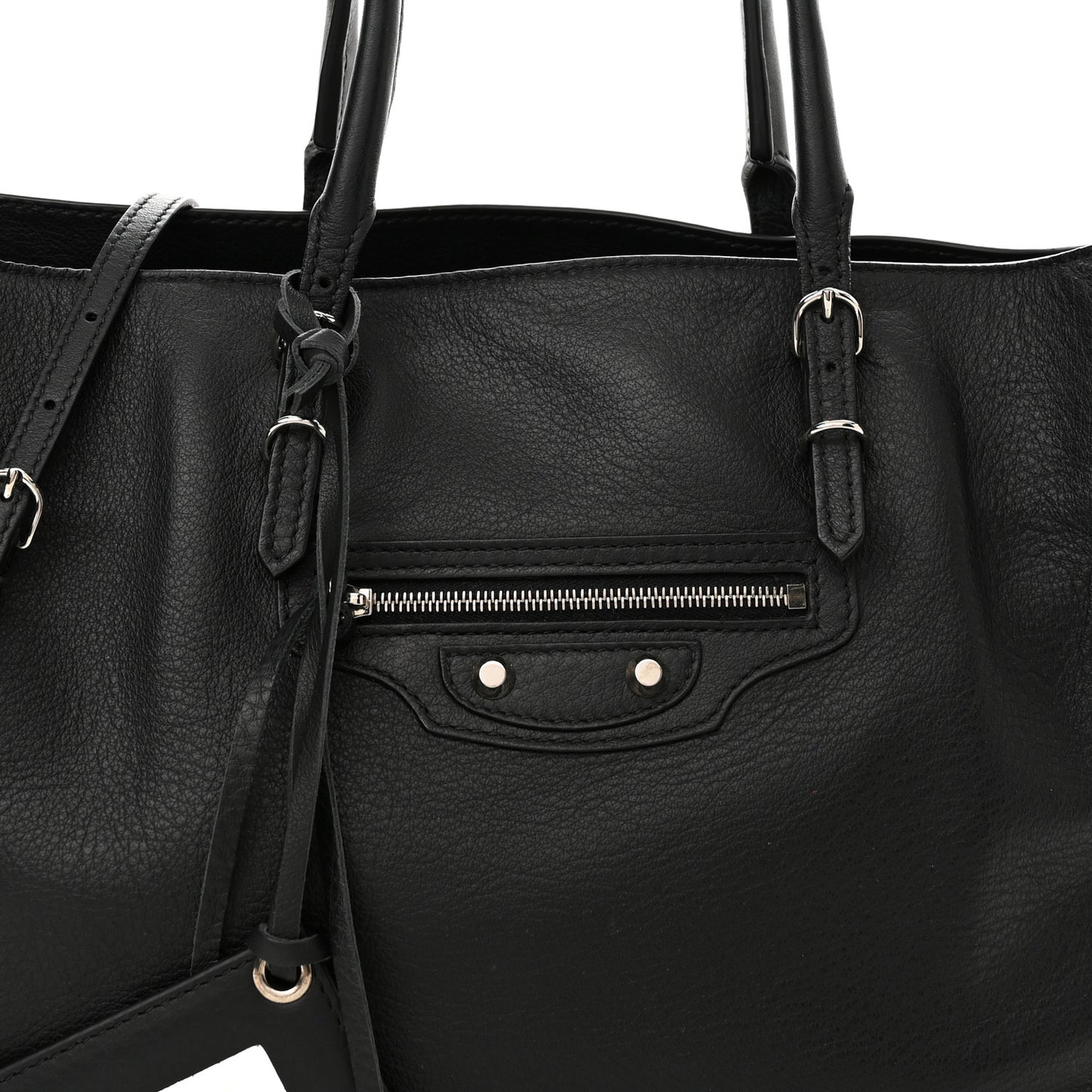 Veau Papier B4 Zip Around Tote Black