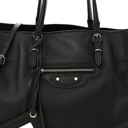 Balenciaga Veau Papier B4 Zip Around Tote Black 8 of 10
