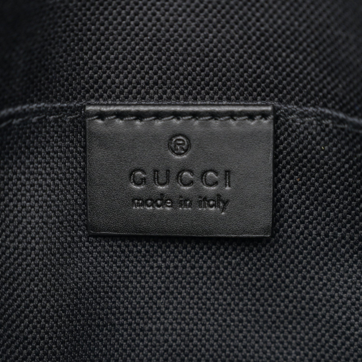 Gucci GG Supreme Monogram Web Small Flat Messenger Bag Black Grey 6 of 10