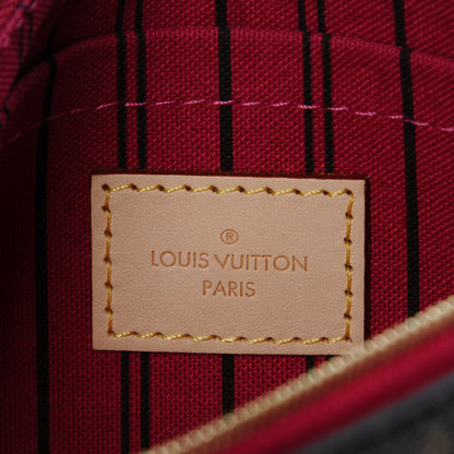 Louis Vuitton Monogram Neverfull MM GM Pochette Pivoine 6 of 8