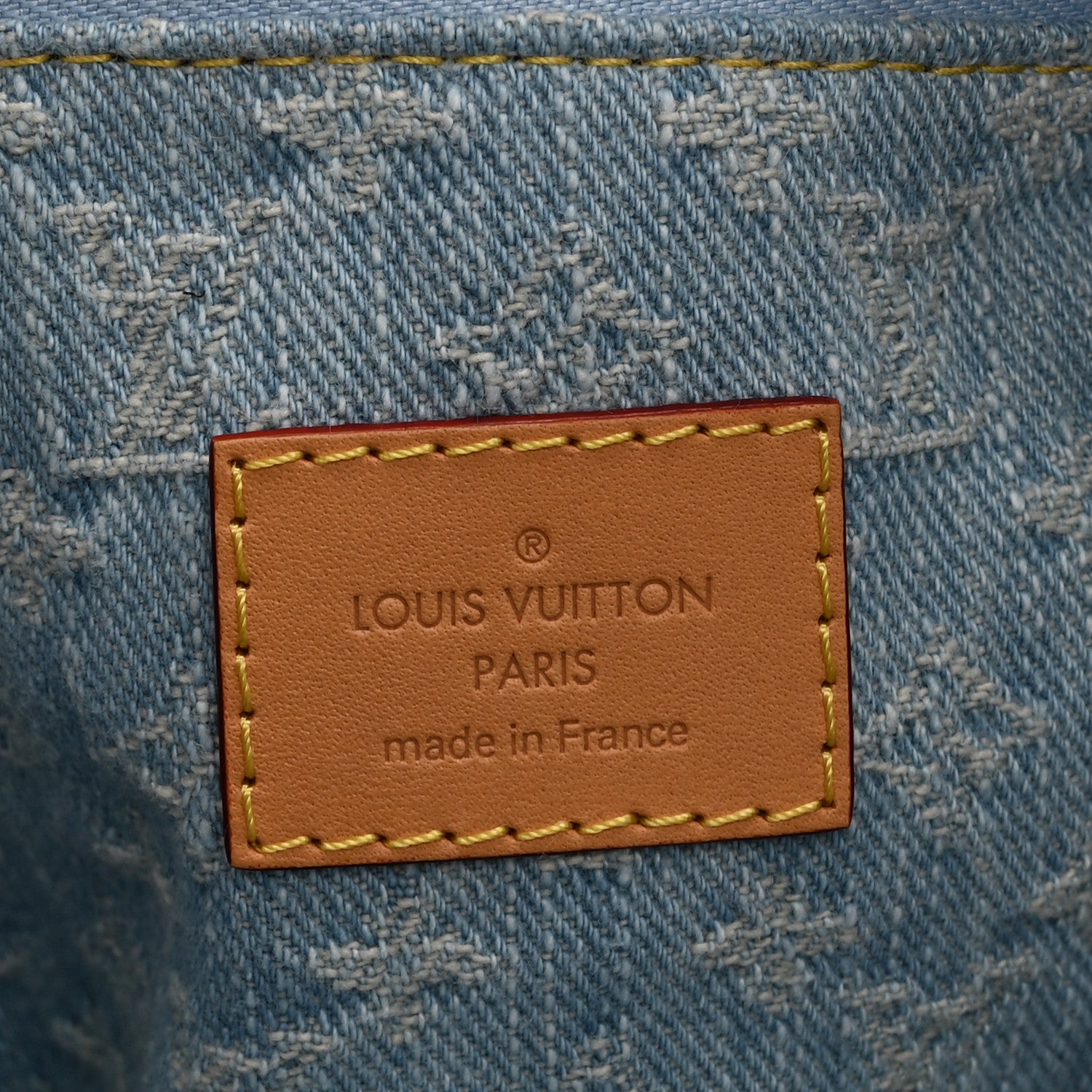 Louis Vuitton Monogram Washed Denim Let Go PM Sky Blue 6 of 10