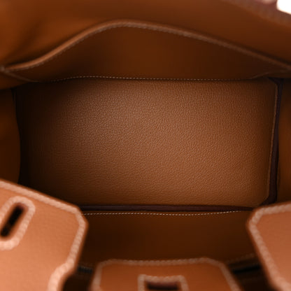 Hermes Togo Birkin 25 Gold 5 of 10