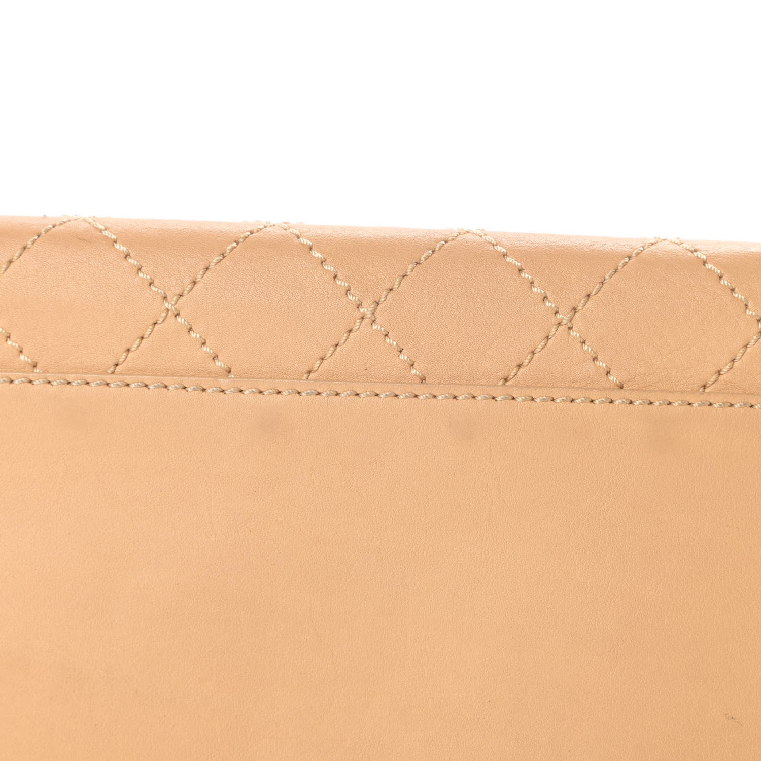 Chanel Calfskin Stitched Medium Shopping Tote Beige 16 of 16