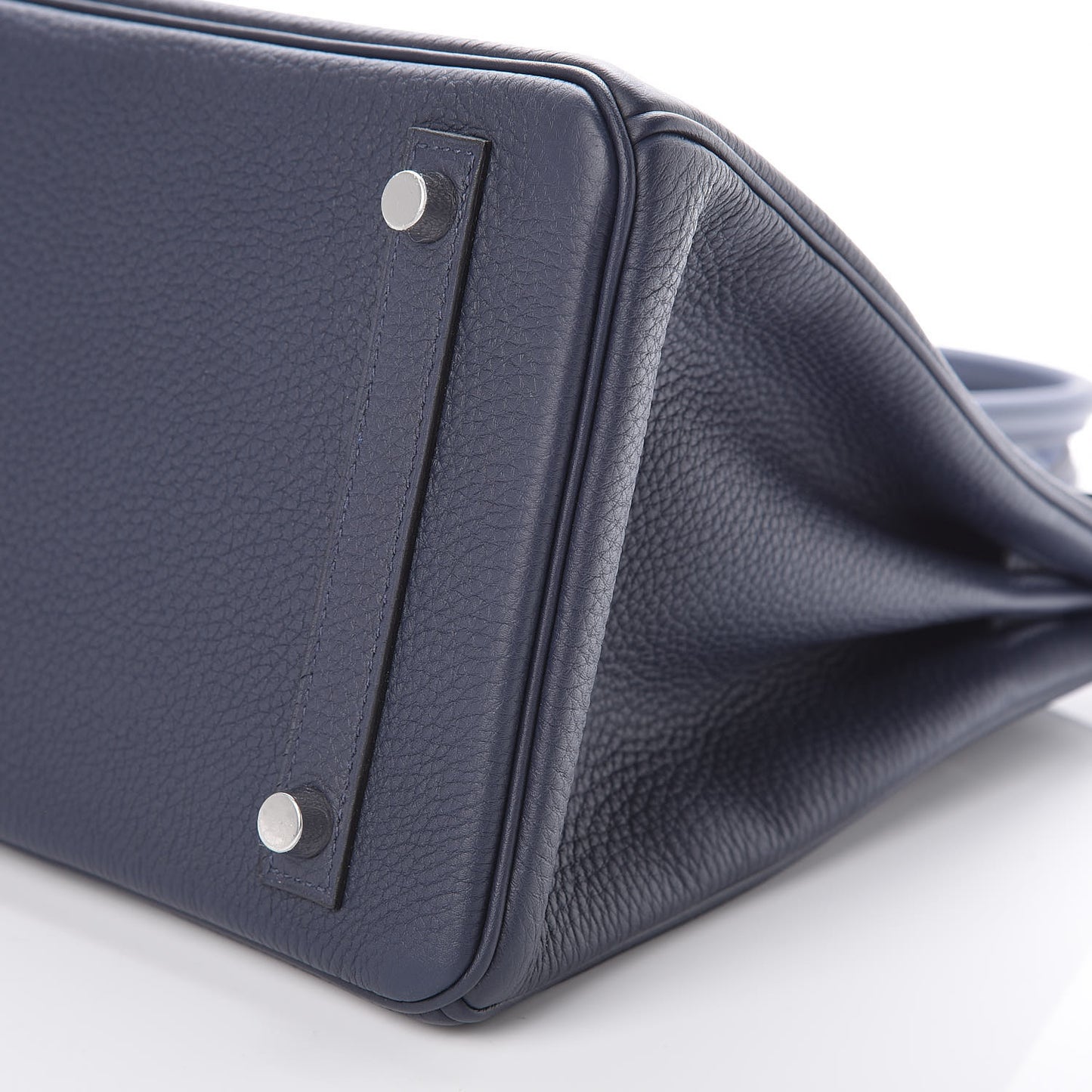 Togo Swift Officier Birkin 30 Bleu Nuit Vert Cypress