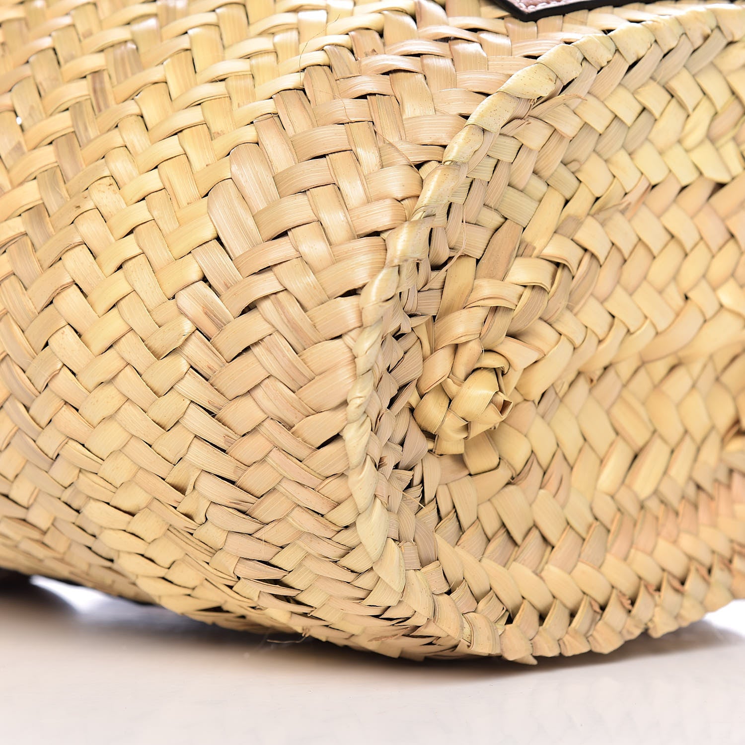 Loewe Raffia Small Basket Tote Bag Natural Tan 7 of 9