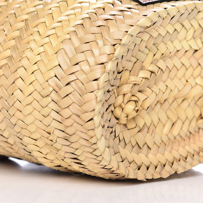 Loewe Raffia Small Basket Tote Bag Natural Tan 7 of 9