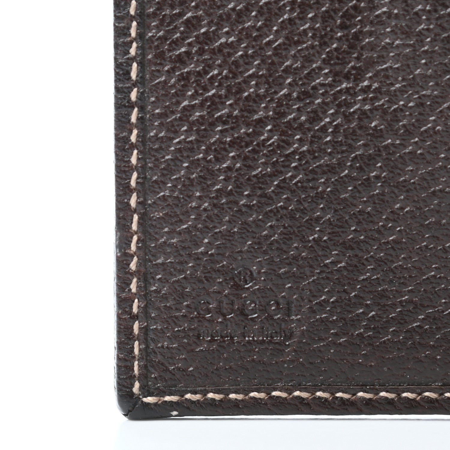 Gucci Monogram Buckle Compact Wallet Brown 8 of 9