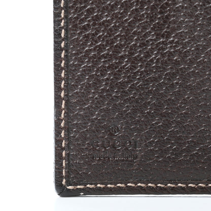 Gucci Monogram Buckle Compact Wallet Brown 8 of 9