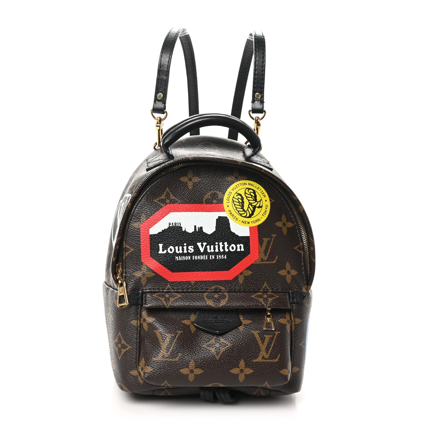 Louis Vuitton Monogram World Tour Palm Springs Backpack Mini 1 of 9
