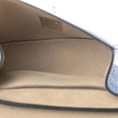 Chloe Metallic Drew Shoulder Bag Blue 4 of 4